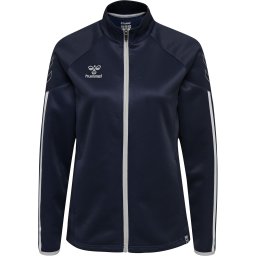 Hummel Bluză cu fermoar sport 'Cima' albastru marin / gri