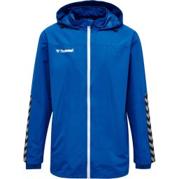 Hummel Geacă sport 'Authentic' albastru regal / gri fumuriu / negru / alb