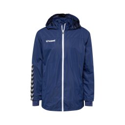 Hummel Geacă sport 'Authentic' albastru închis / gri metalic / alb
