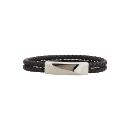Calvin Klein Brățară negru / argintiu
