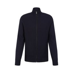 TOM TAILOR Geacă tricotată albastru marin