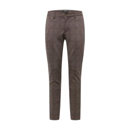 Only & Sons Pantaloni eleganți 'Mark' maro amestecat / alb murdar