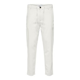 SELECTED Pantaloni 'Brody' alb