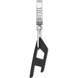 DIESEL Cercei negru / argintiu