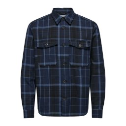 Only & Sons Cămașă 'Milo Life' albastru deschis / albastru închis