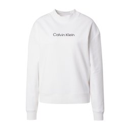 Calvin Klein Bluză de molton 'Hero' negru / alb murdar