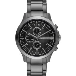 ARMANI EXCHANGE Ceas analogic gri bazalt / negru / alb