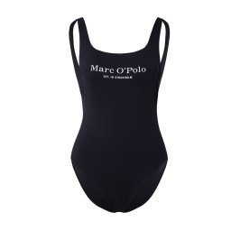 Marc O'Polo Costum de baie întreg 'Essentials' negru / alb