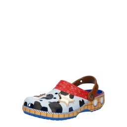 Crocs Saboţi 'Toy Story Woody' albastru deschis / maro / roșu / negru