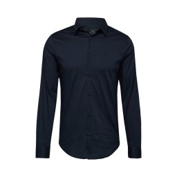 ARMANI EXCHANGE Cămașă 'Tessuto' bleumarin