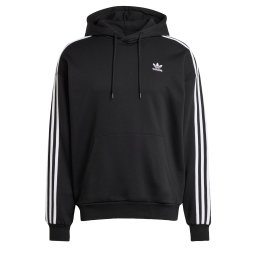 ADIDAS ORIGINALS Bluză de molton 'Adicolor' negru / alb
