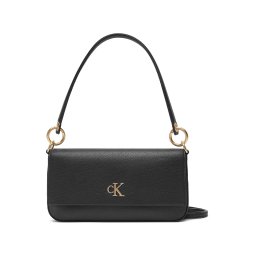 Calvin Klein Geantă de umăr negru / argintiu