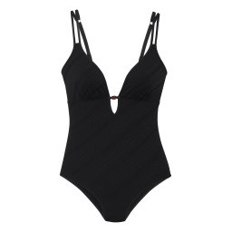 s.Oliver Costum de baie întreg negru