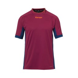 KEMPA Tricou funcțional 'Prime' albastru marin / portocaliu / roșu bordeaux