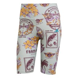 ADIDAS SPORTSWEAR Pantaloni 'Adidas X Farm' maro închis / galben auriu / gri deschis / mov lavandă