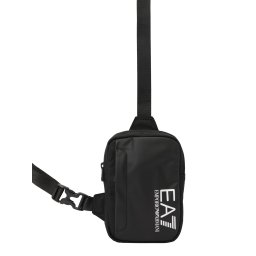 EA7 Emporio Armani Geantă de umăr negru / alb