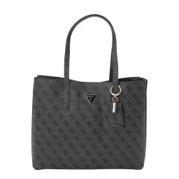 GUESS Poșete 'MERIDIAN II GIRLFRIEND TOTE' gri închis / negru