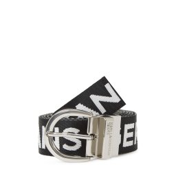 KARL LAGERFELD JEANS Curea negru / alb