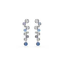 Swarovski Cercei 'Constella' bleumarin / albastru deschis / argintiu