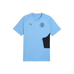 PUMA Tricou funcțional 'Manchester City' bleumarin / azuriu