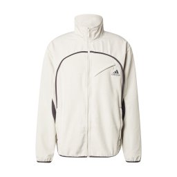 ADIDAS ORIGINALS Jachetă fleece fildeş / gri închis