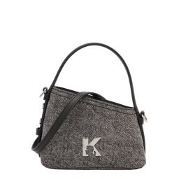 KARL LAGERFELD JEANS Geantă de umăr gri / negru