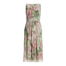 SWING Rochie de cocktail verde / portocaliu pastel / roz / alb murdar
