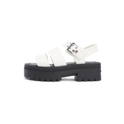Tommy Jeans Sandale alb