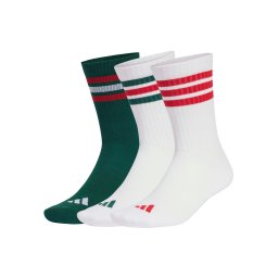 ADIDAS PERFORMANCE Șosete 'Ess' verde / roșu / alb