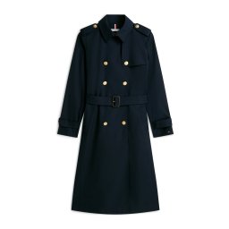TOMMY HILFIGER Palton de primăvară-toamnă albastru închis