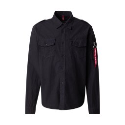 ALPHA INDUSTRIES Cămașă 'Dragon' oliv / portocaliu / negru / alb
