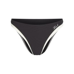 Karl Lagerfeld Slip costum de baie negru / alb murdar