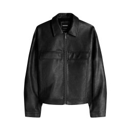 Bershka Geacă de primăvară-toamnă negru