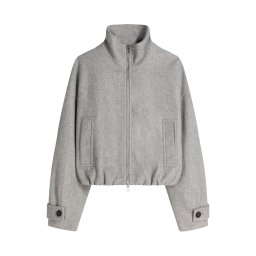 Bershka Geacă de primăvară-toamnă 'CAZADORA' gri amestecat