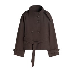 Bershka Geacă de primăvară-toamnă maro