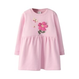 NAME IT Rochie 'NMFDriva' galben auriu / galben deschis / verde închis / roz