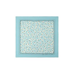 Kate Spade Batistă 'Wild Blooms' turcoaz / azuriu / negru / alb