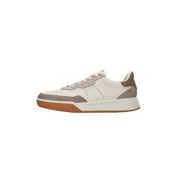 ECCO Sneaker low 'Street Court' maro / gri taupe / alb lână