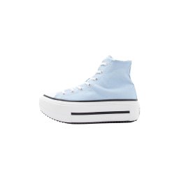 CONVERSE Sneaker înalt 'CTAS LIFT DOUBLE STACK' albastru deschis / alb