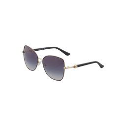 GUESS Ochelari de soare auriu / negru