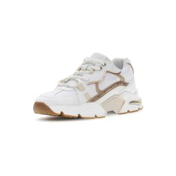 GUESS Sneaker low 'Ciesta' auriu / alb