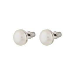 Swarovski Cercei alb / alb perlat