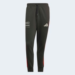 ADIDAS PERFORMANCE Pantaloni sport 'Audi Formula One Team DNA' gri închis / roșu / alb