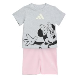 ADIDAS SPORTSWEAR Îmbrăcaminte sport 'Disney Minnie Maus' gri amestecat / roz / negru / argintiu