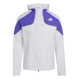 ADIDAS PERFORMANCE Jachetă de trening 'Adizero' albastru violet / alb