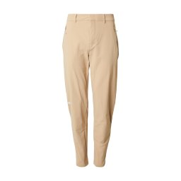 JACK WOLFSKIN Pantaloni outdoor 'HIKEOUT' maro mokka / alb