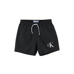 Calvin Klein Kids Șorturi de baie 'MEDIUM DOUBLE WB' negru