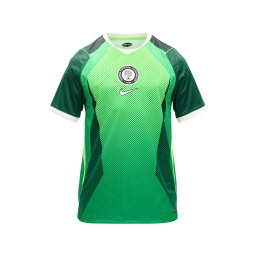 NIKE Tricot 'Nigeria Home' verde / verde neon / verde deschis / alb