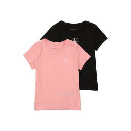 Calvin Klein Jeans Tricou roz pal / negru