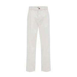 WE Fashion Pantaloni eleganți alb murdar
